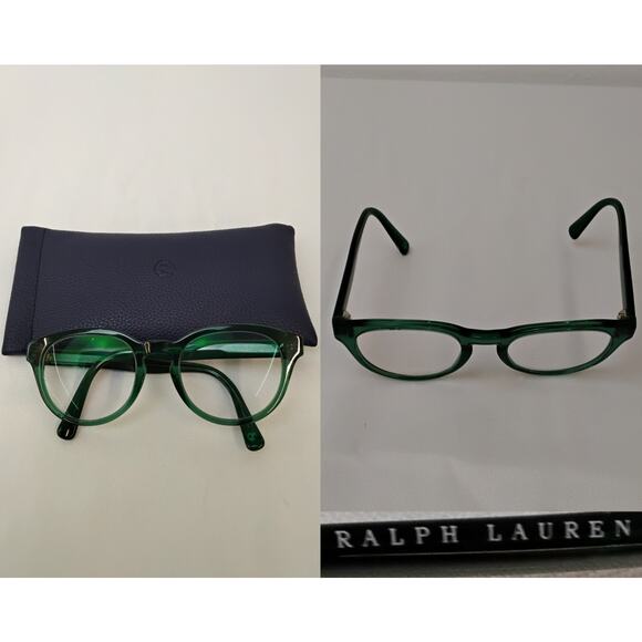 Polo Ralph Lauren Eyeglass Frames Transparent Green w/ Bag OPH2262-6084 #Z4956 main image 10